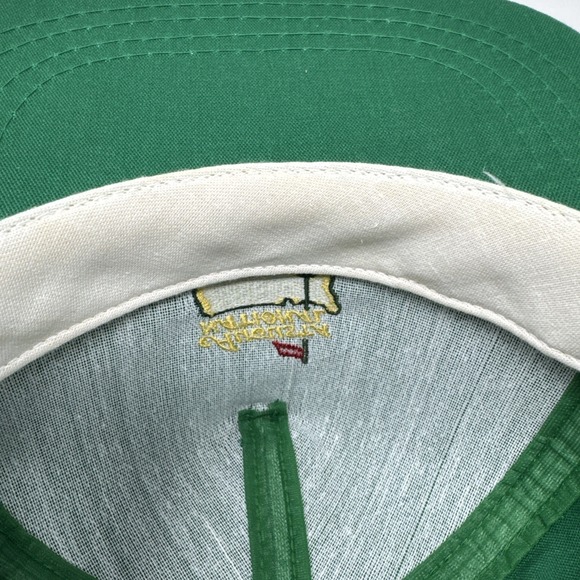 Vtg Augusta National Golf Rope Derby Hat Cap 90s Made In USA Green One Size - Picture 8 of 8